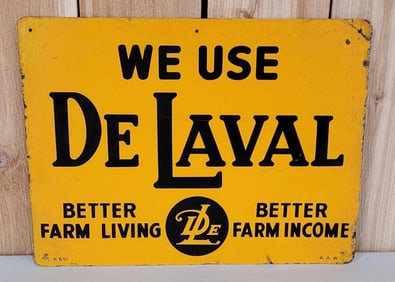 We Use De Laval Metal Tacker Sign (TAC)