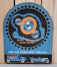Silent Bakelite Cam Gear Cardboard Sign (TAC)