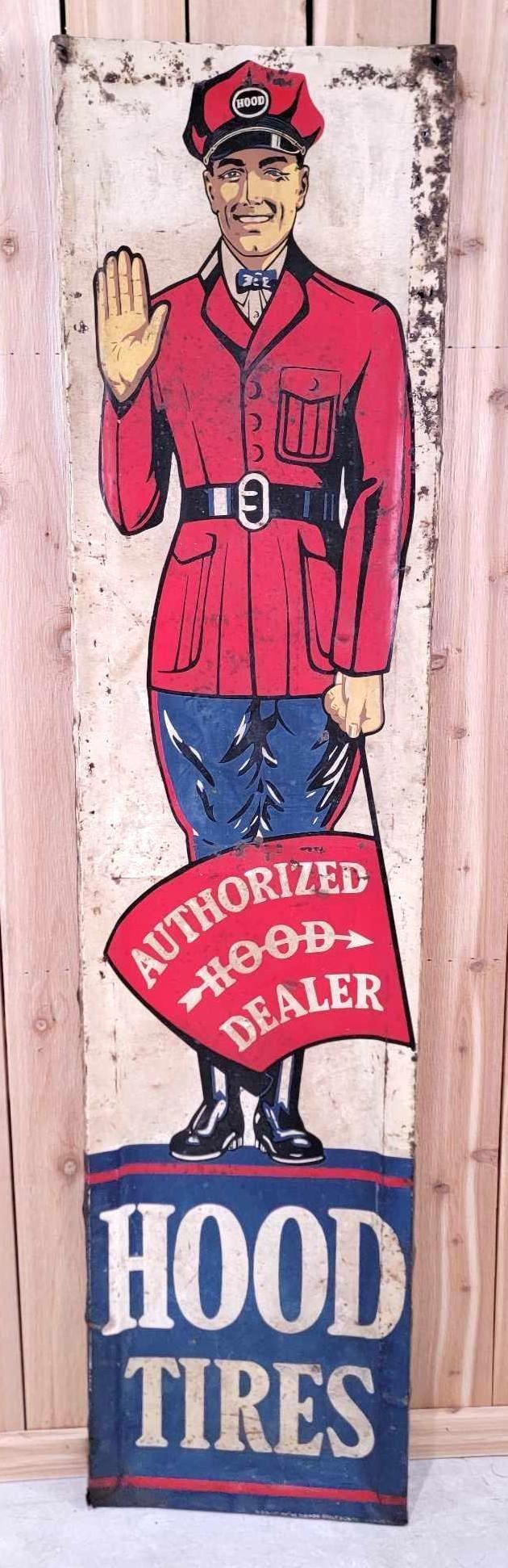 Authorized Hood Dealer w/Attendant Metal Sign (TAC) (1 of 5)