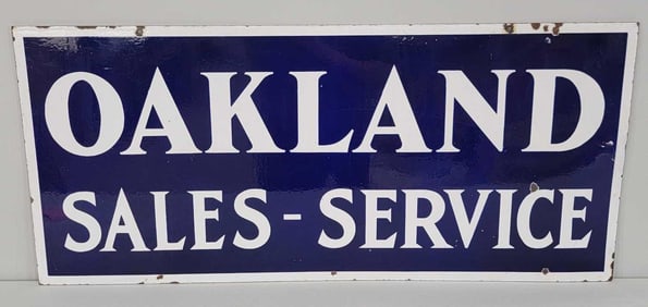 Oakland Sales-Service Porcelain Sign (TAC)