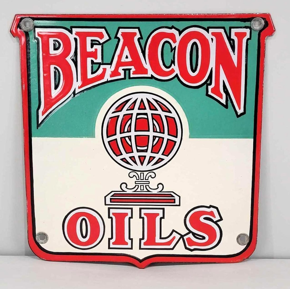 Beacon Oils w/Logo Porcelain Sign (TAC) (1 of 5)