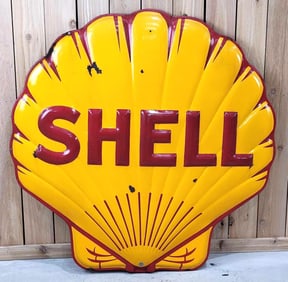 Shell Embossed Porcelain Neon Sign (TAC)