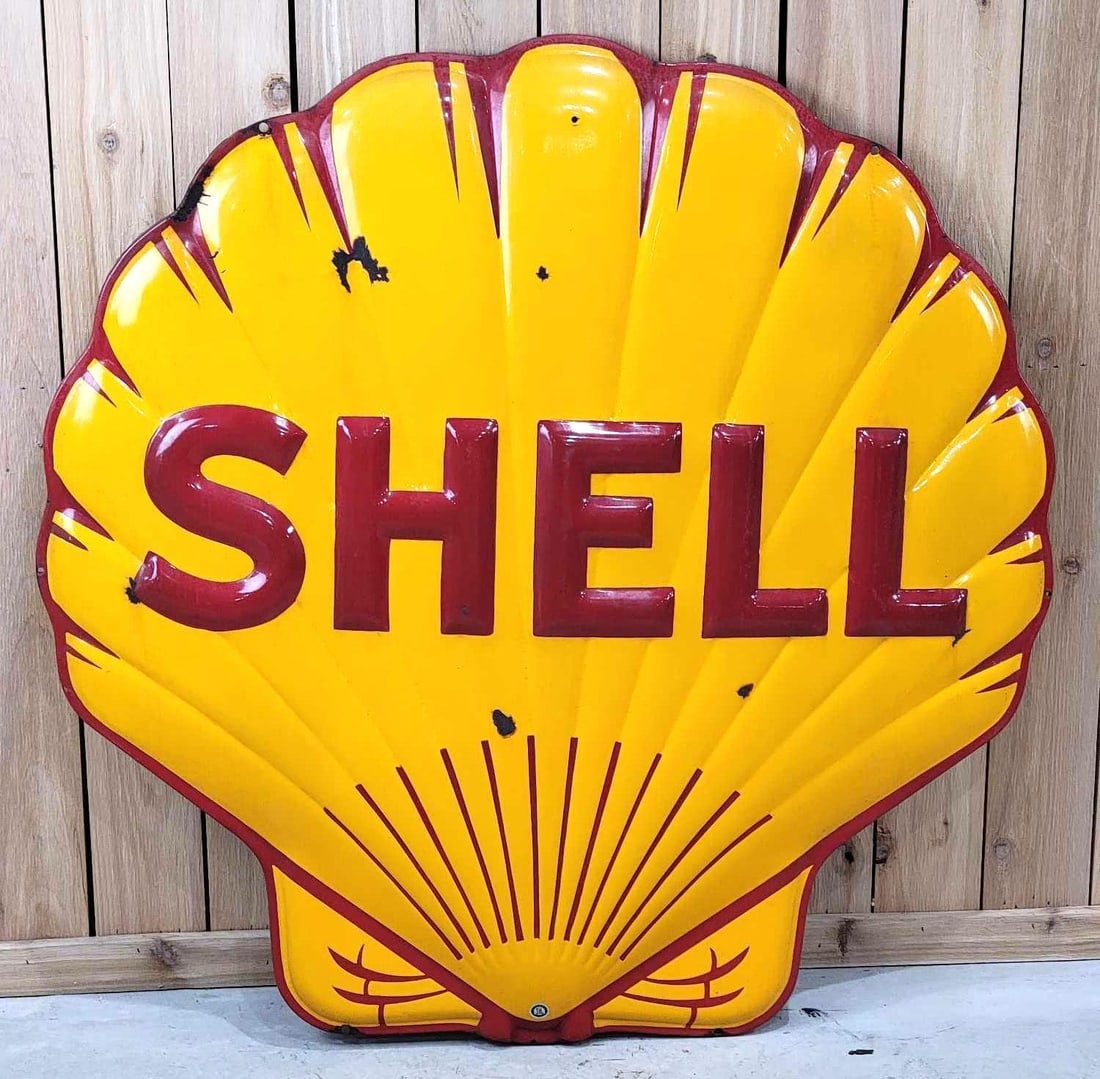 Shell Embossed Porcelain Neon Sign (TAC) (1 of 6)