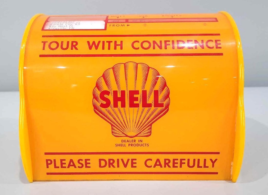 Shell "Tour with Confidence" Plastic Counter-Top Mileage Information Display (TAC) (1 of 4)