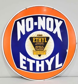 No-Nox w/Ethyl Logo Porcelain Sign (TAC)