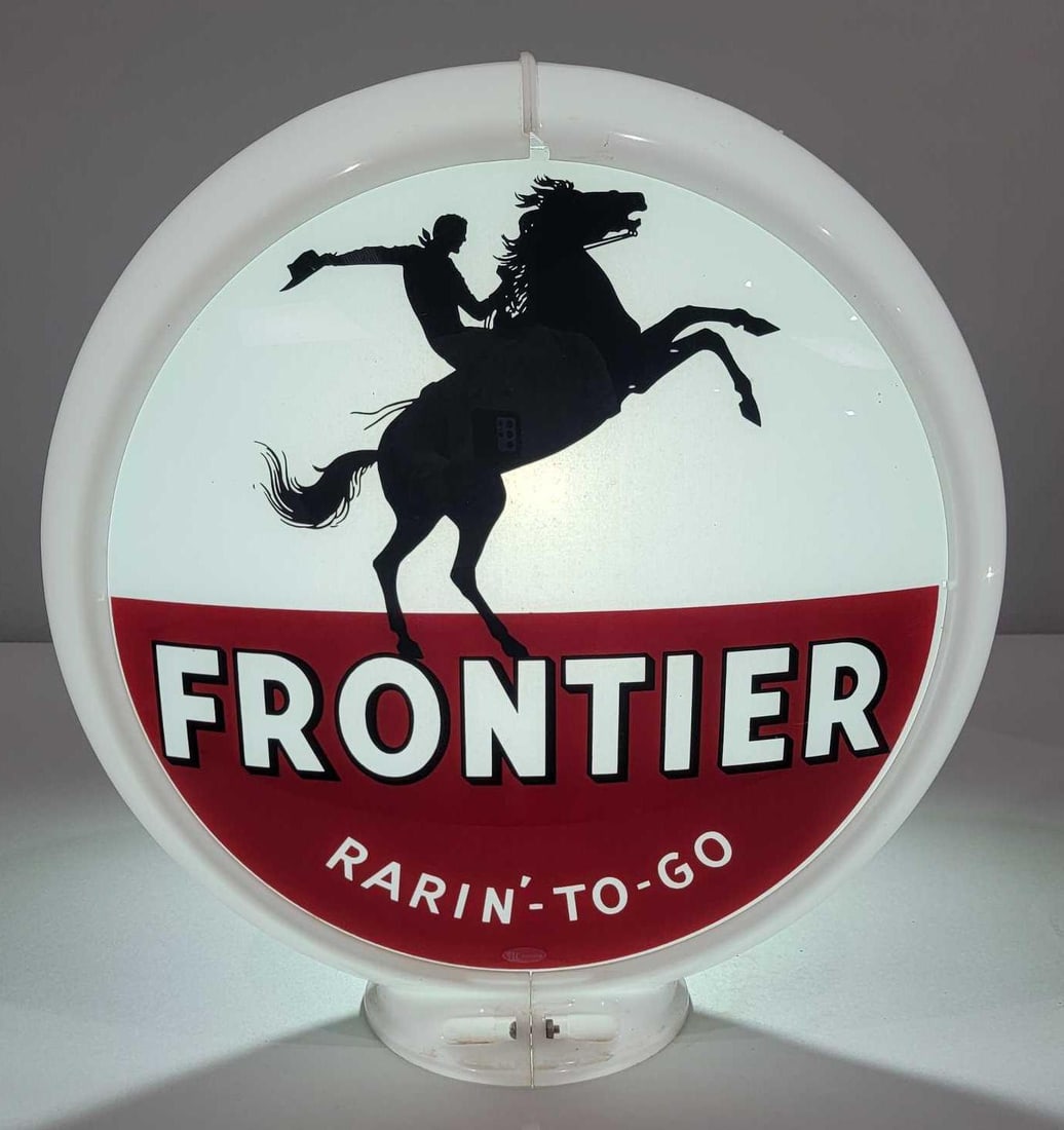 Frontier "Rarin'-To-Go" w/Rider 13.5" Single Globe Lens (TAC) (1 of 2)
