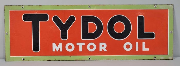 Tydol Motor Oil Porcelain Sign (TAC)