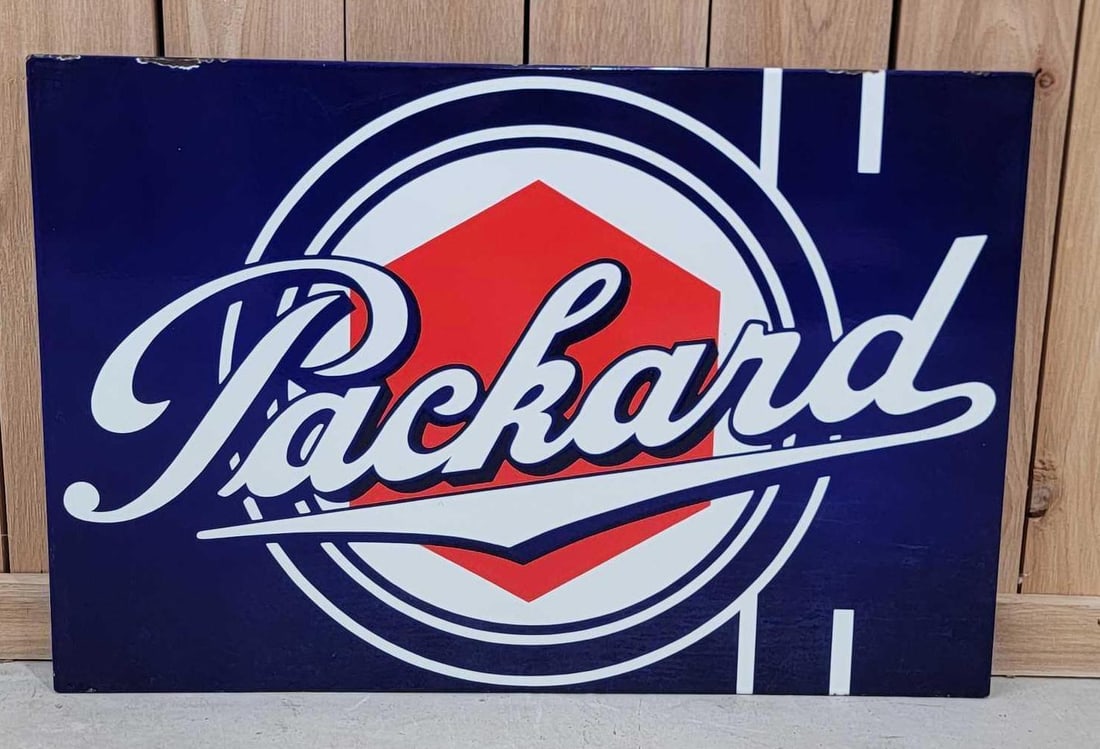 Packard w/Logo Nut Logo Porcelain Sign (TAC) (1 of 5)