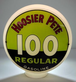 Hoosier Pete 100 Regular Gasoline 13.5" Single Globe Lens (TAC)