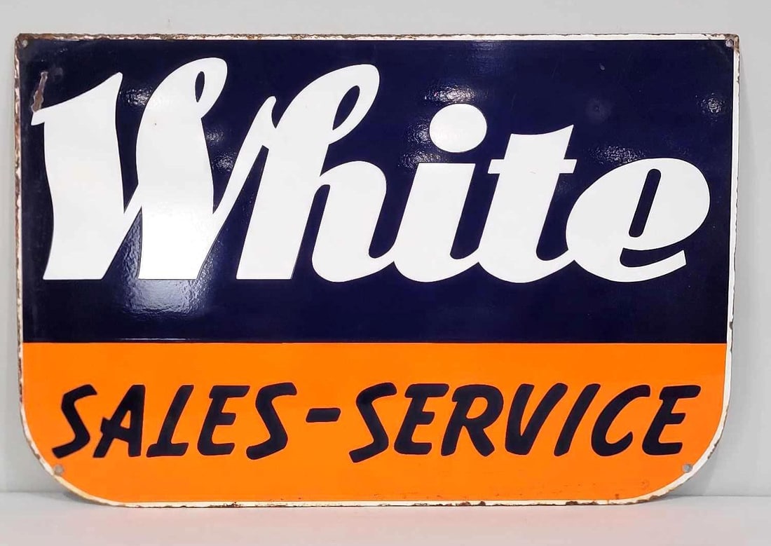 White (truck) Sales-Service Porcelain Sign (TAC) (1 of 5)