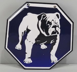 Mack Bulldog Porcelain Sign (TAC)