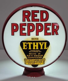 Red Pepper w/Ethyl Logo 15" Single Globe Lens (TAC)
