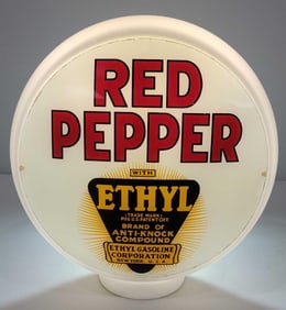 Red Pepper w/Ethyl Logo 13.5" Single Globe Lens (TAC)