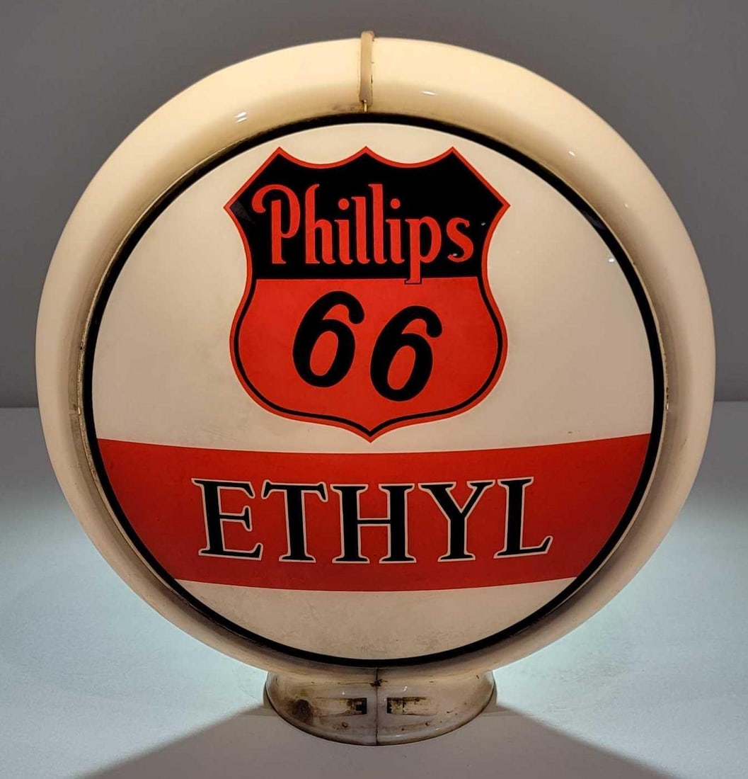 Phillips 66 Ethyl 13.5" Globe Lenses (TAC) (1 of 2)