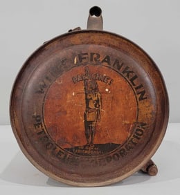Wirt Franklin Petroleum Corp w/Indian Five Gallon Rocker Can