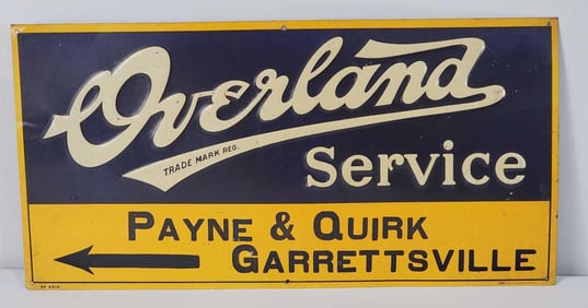 Overland Service Metal Tacker Sign (TAC)