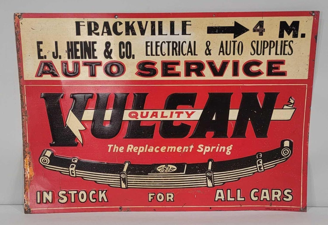 Vulcan "The Replacement Spring" w/Image Metal Sign (TAC) (1 of 5)