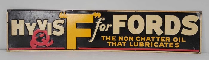 HyVis "F" for Fords Metal Tacker Sign (TAC)