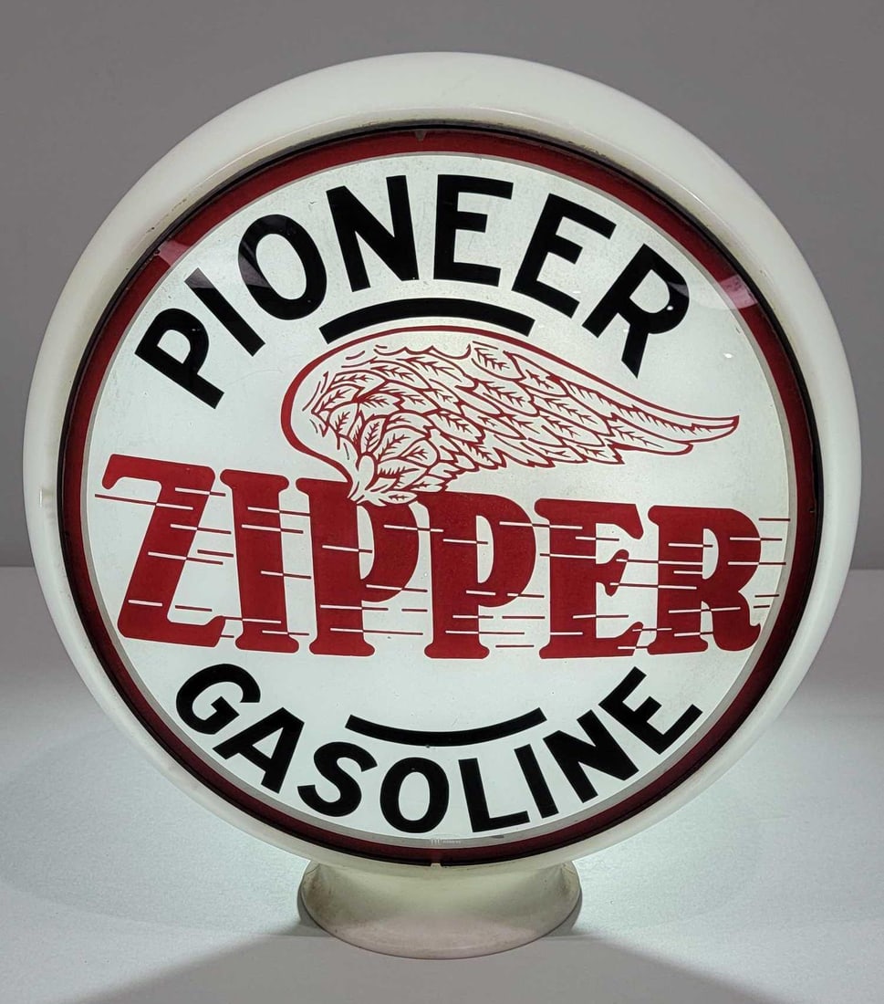 Pioneer Zipper Gasoline w/Logo 13.5" Single Globe Lens (TAC) (1 of 2)
