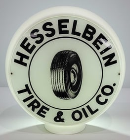 Hesselbein Tire & Oil Co. w/Image 13.5" Single Globe Lens (TAC)