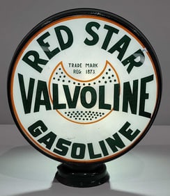 Valvoline Red Star Gasoline 15" Single Globe Lens (TAC)