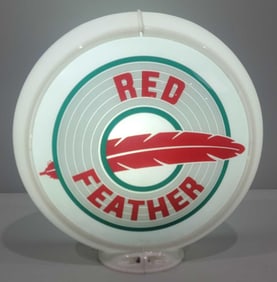 Red Feather w/Logo 13.5" Single Globe Lens (TAC)