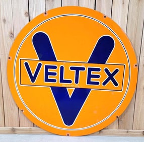 Veltex w/Logo Porcelain Sign (TAC)