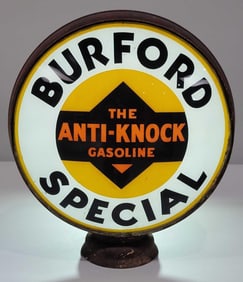 Burford Special "The Anti-Knock Gasoline" 15" Single Globe Lens (TAC)