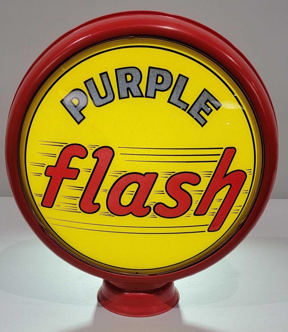 Purple Flash (gasoline) 15" Single Globe Lens (TAC) (1 of 2)
