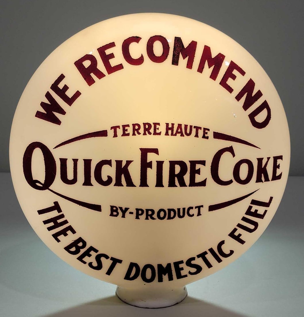 We Recommend Quick Fire Coke OPE Milk Glass Globe (TAC) (1 of 2)