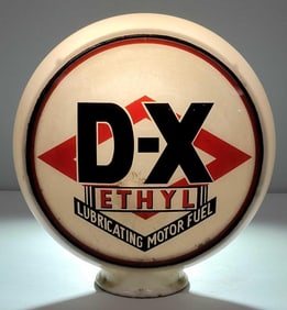 D-X Ethyl Lubricating Motor Fuel 13.5" Globe Lenses (TAC)