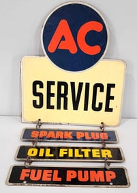 AC Service Metal Flange Sign w/Trailers (TAC)