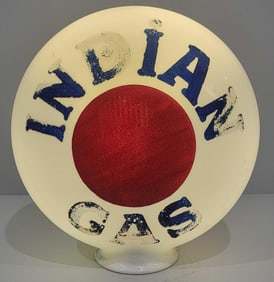 Indian Gas w/Red Dot Logo & Havoline down the sides OPE Globe (TAC)