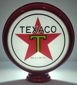 Texaco (black-T) Star Logo 15" Single Globe Lens
