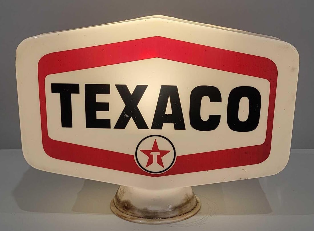 Texaco (new logo) Plastic Globe (TAC) (1 of 4)