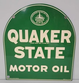 Quaker State Motor Oil Metal Sign (TAC)