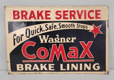 Wagner CoMax Brake Lining Metal Sign (TAC)