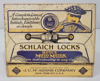 Schlaich Locks for the Boyce Moto Meter Point of Sale Metal Display (TAC)