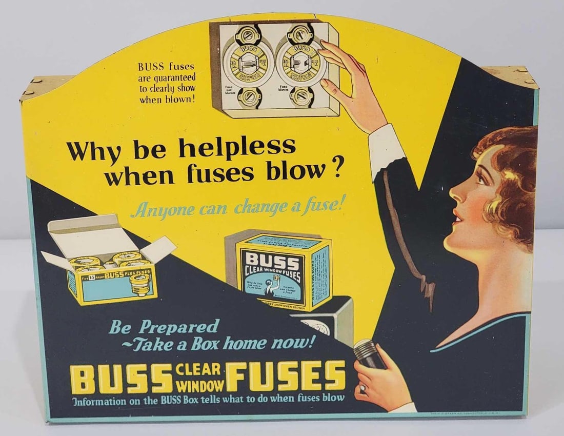 Buss Clear Window Fuses Metal Counter-Top Point of Sale Display (TAC) (1 of 3)