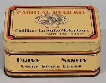 Cadillac Bulb Kit w/Logo Metal Box (TAC)