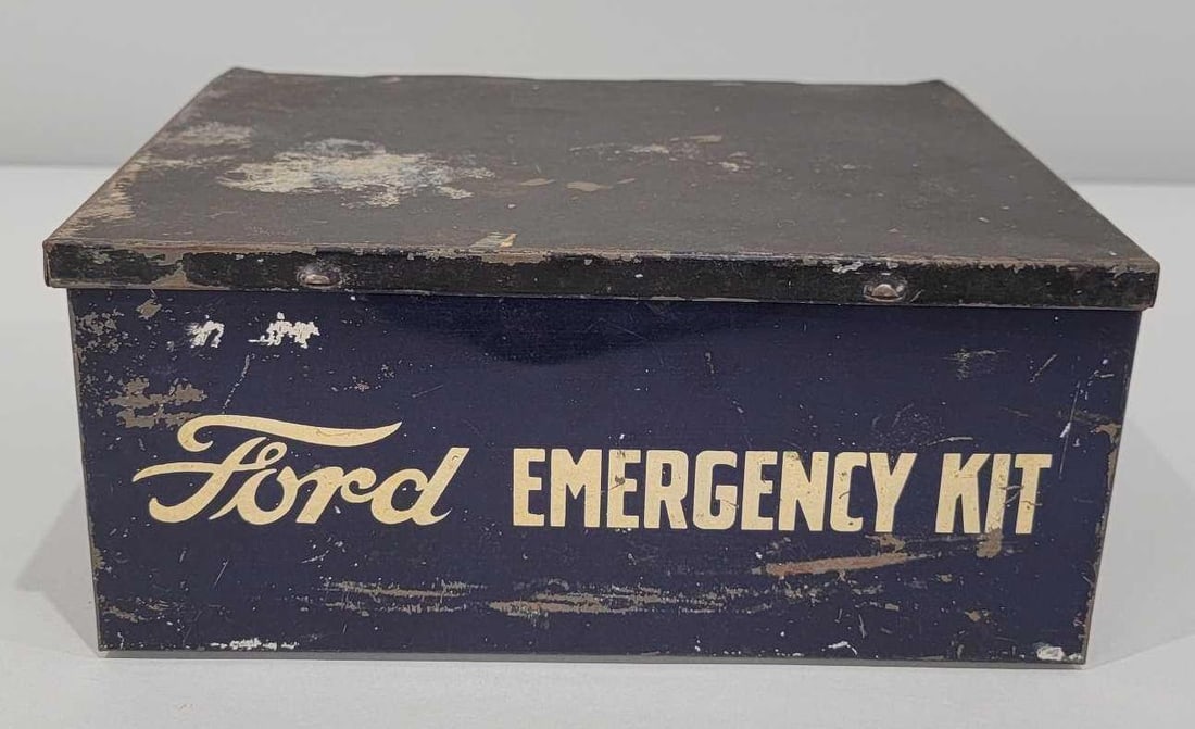 Ford Emergency Kit Metal Counter-Top Point of Sale Display (TAC) (1 of 3)