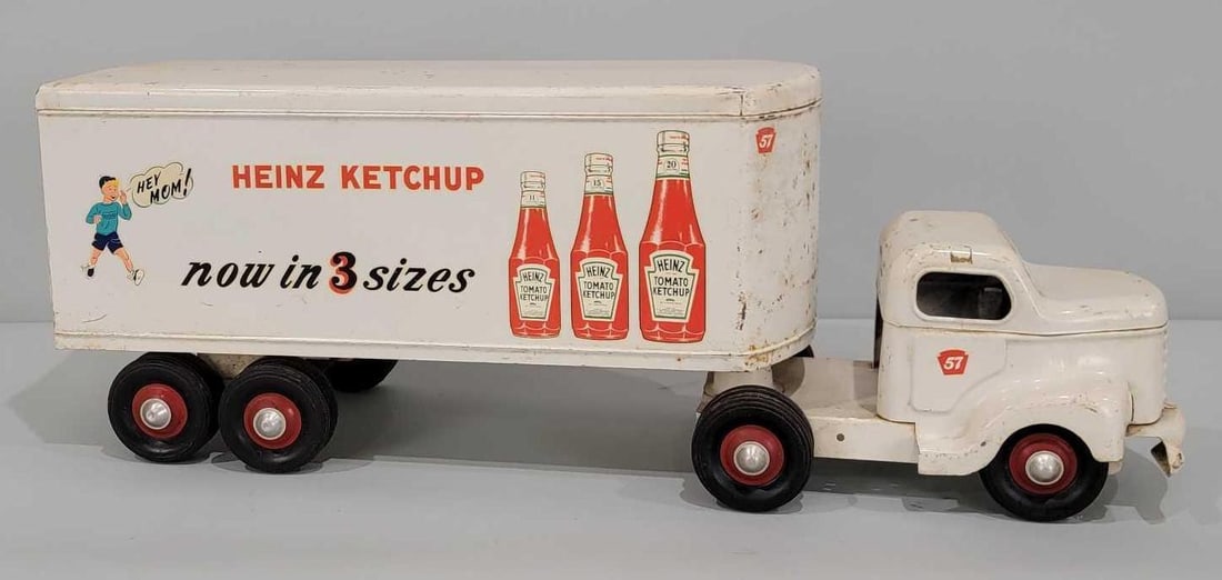 MinniToys Heinz 57 Ketchup Semi & Trailer Press Steel Truck (1 of 6)