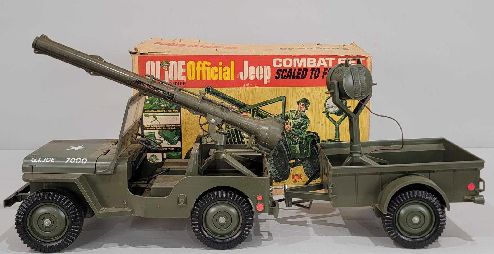 1965 G.I. Joe Official Jeep Combat Set w/Box (1 of 5)
