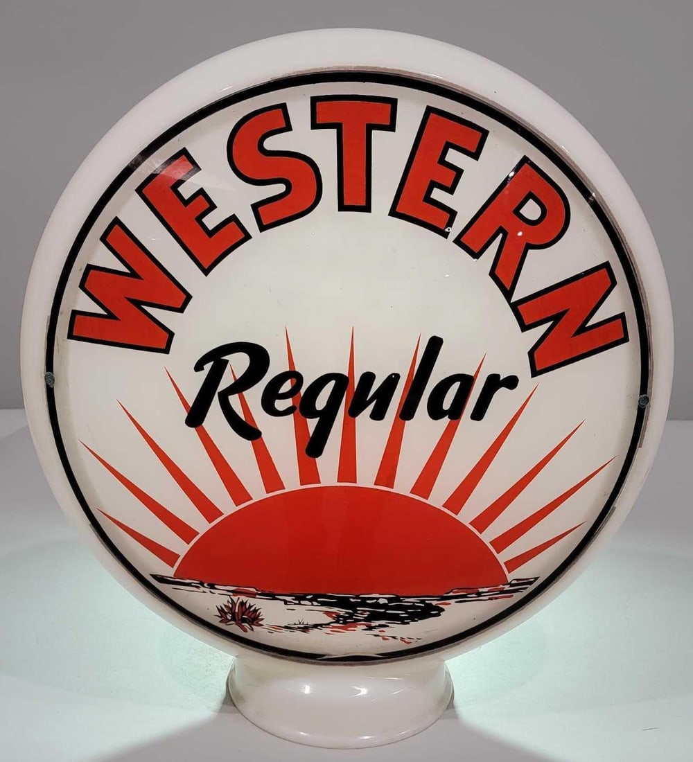 Western Regular (gasoline) w/Image 13.5" Globe Lenses (TAC) (1 of 2)