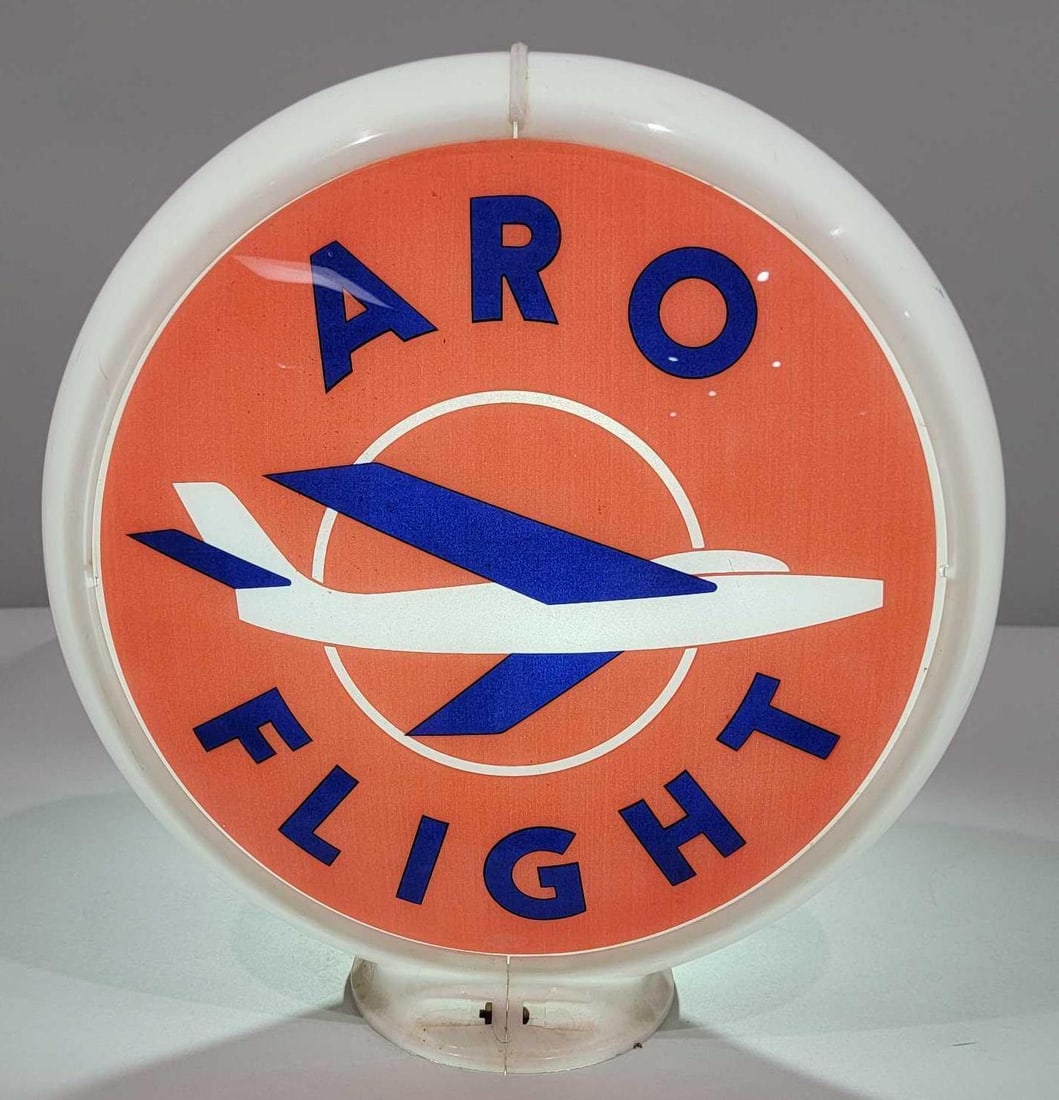 ARO Flight (gasoline) w/Jet Logo 13.5" Single Globe Lens (TAC) (1 of 2)