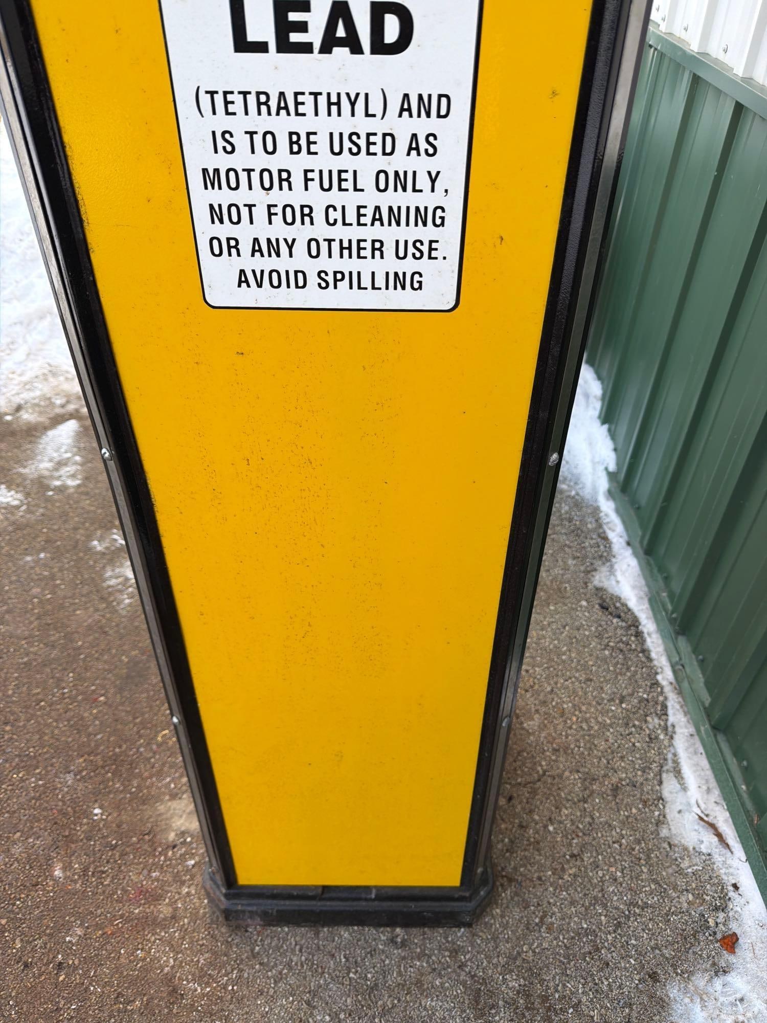 1936 Bennett Clock Face Gas Pump (restored) - 5