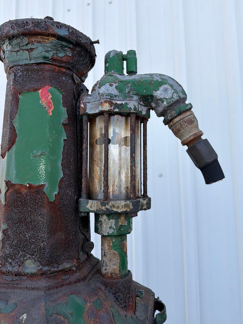 National Model #60 "Simplex" Clock Face Gas Pump - 10