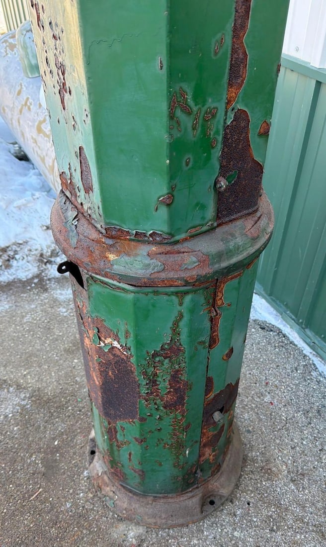 National Model #60 "Simplex" Clock Face Gas Pump - 11