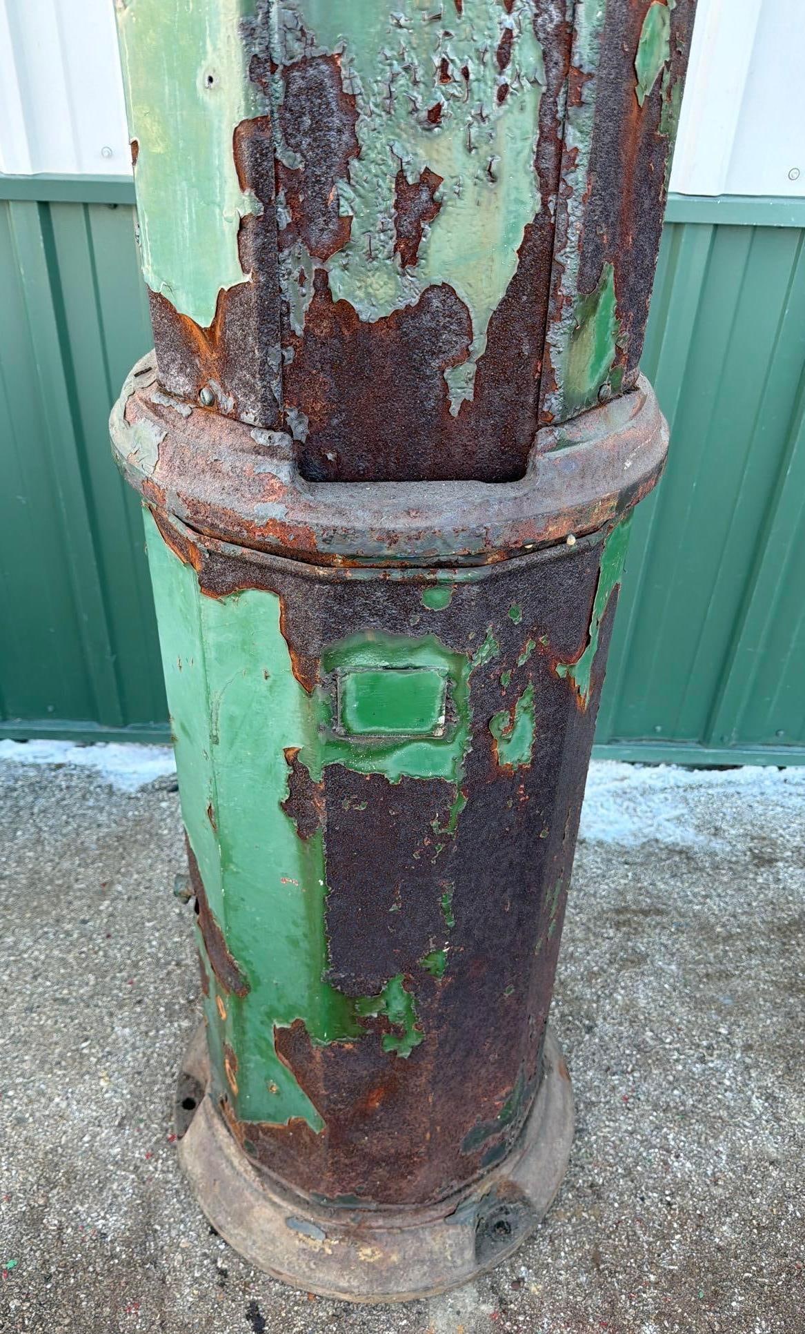 National Model #60 "Simplex" Clock Face Gas Pump - 3