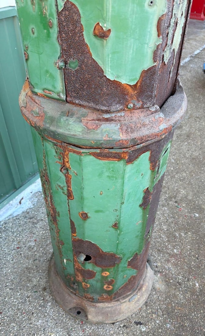 National Model #60 "Simplex" Clock Face Gas Pump - 4